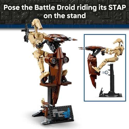 Battle Droid with STAP Building Toy, Ages 12+ L4181