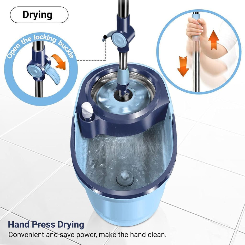 Spin Mop and Bucket with Wringer and Foot Pedal K39728