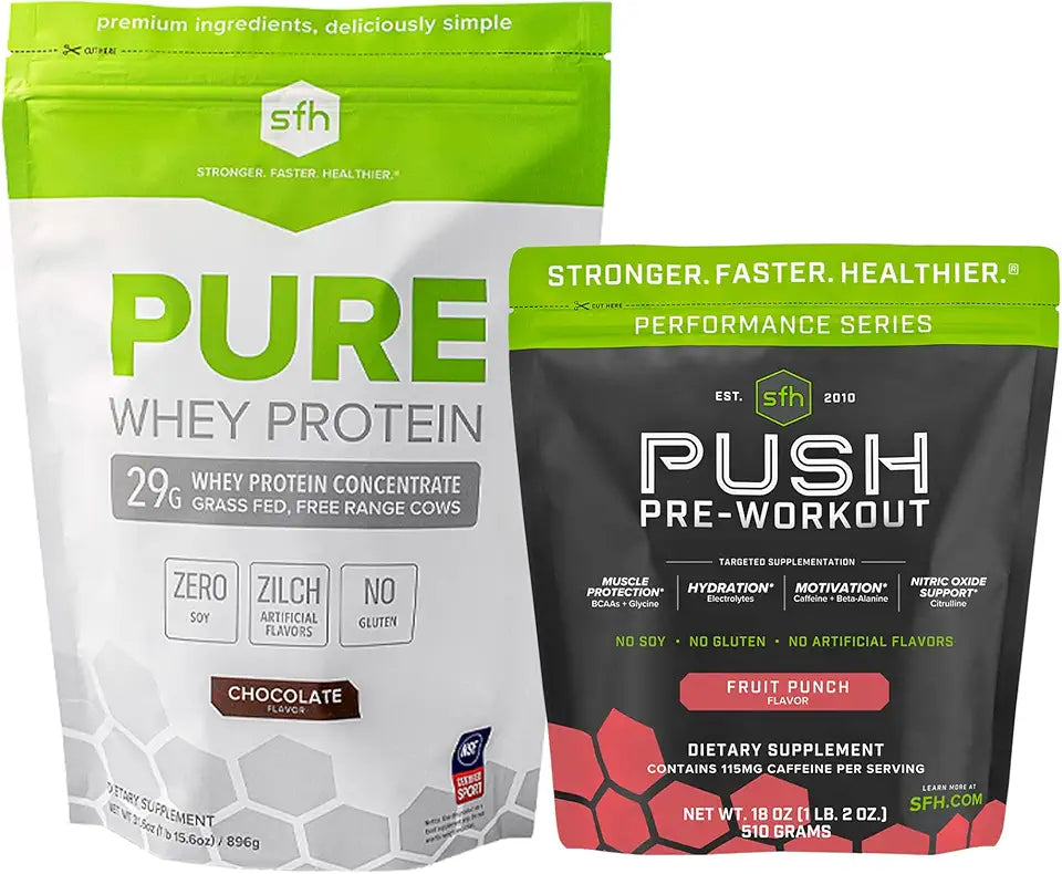 Chocolate Protein and Pre-Workout Powder P16113