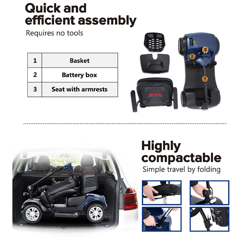 Heavy Duty Electric Mobility Scooter with 300W Motor C4594