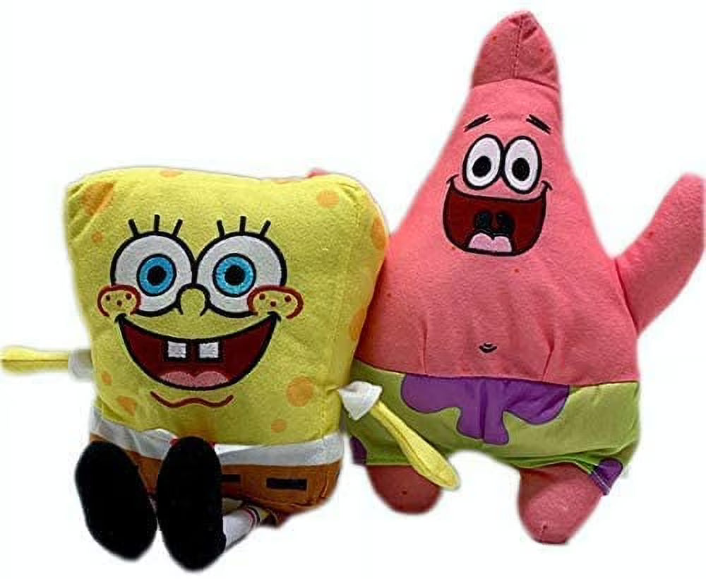 Spongebob and Patrick Stuffed Figure 6" Plush Doll Toy Set J9564