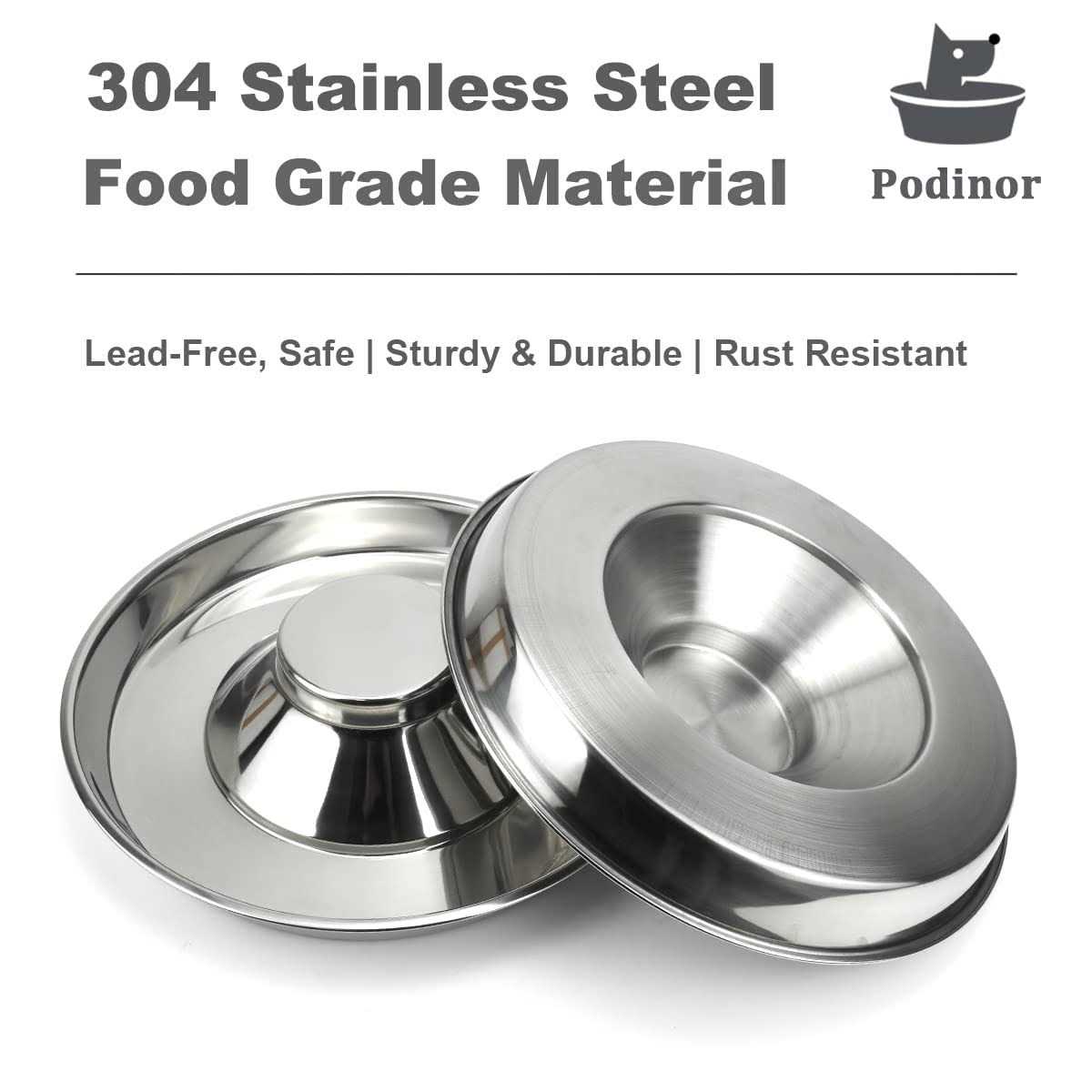Stainless Steel Puppy Dog Bowls A49204