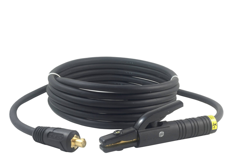 200 Amp Welding Ground Clamp Lead Assembly with Dinse Connector and #2 AWG Cable (75 Feet) A576009
