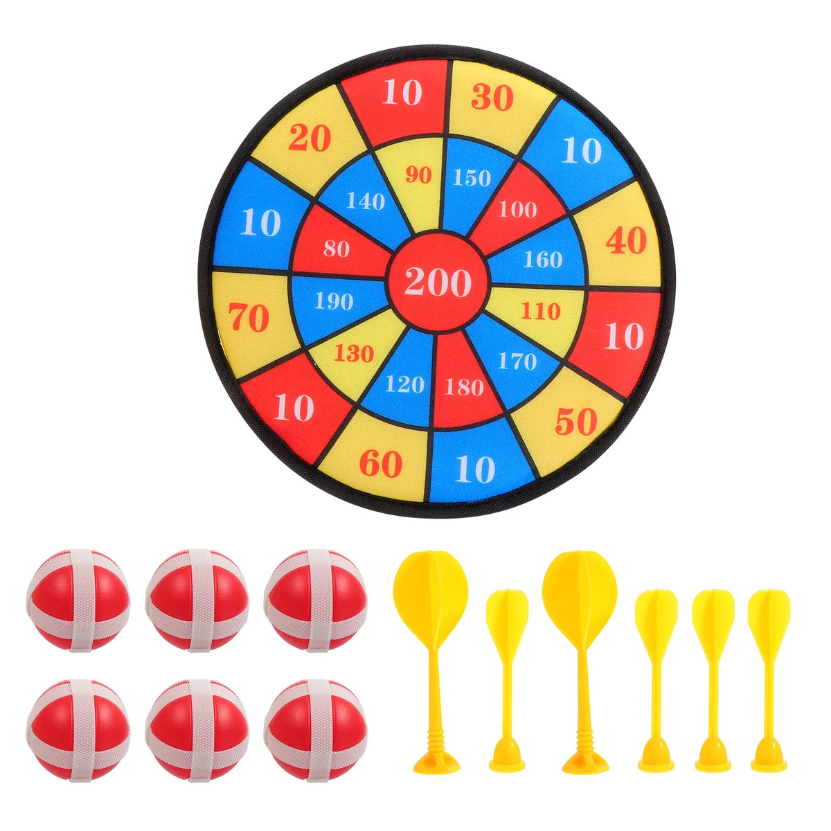 13Pcs Kids Sticky Target Darts Board Toys Z55954