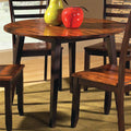 Double Drop Leaf Cherry Finish Wood Dining Table R455830
