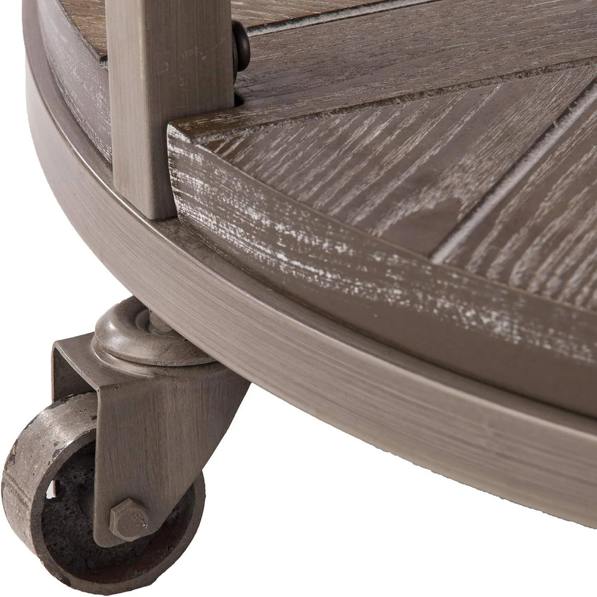 Round Industrial Coffee Table F215586
