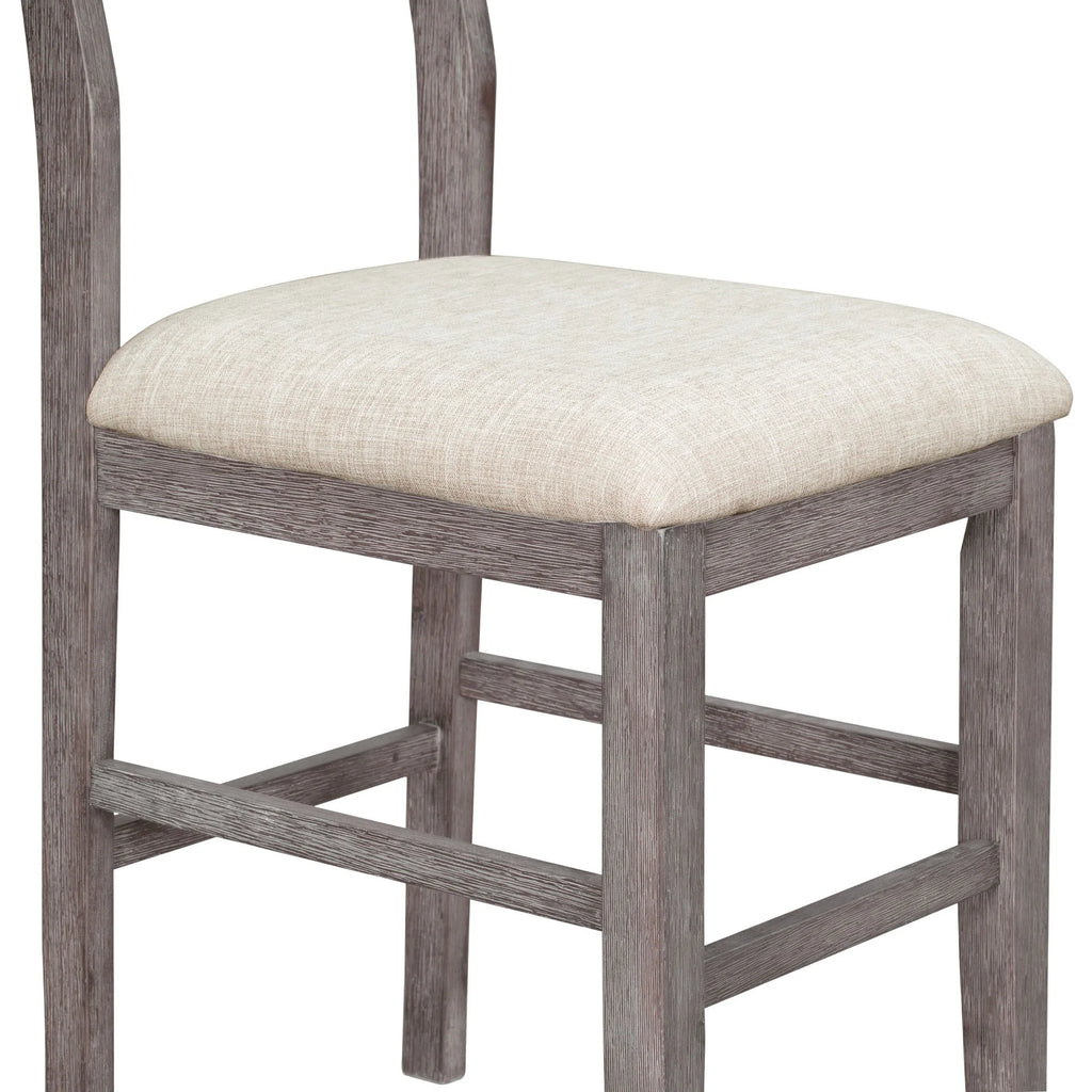 5 Piece Counter Height Dining Set with 4 Chairs M9837