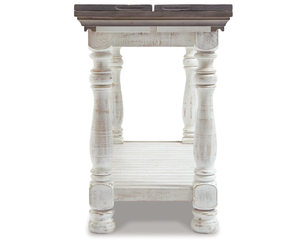 Gray/White Sofa Console Table U720