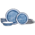 Melamine Dinnerware Set of 12 Pcs, Sage Green Y7872