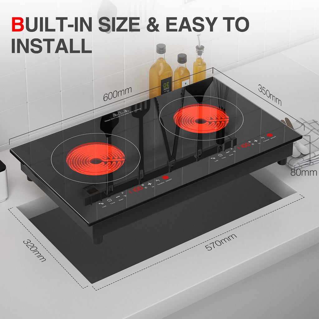 24 Inch 2400W Electric Ceramic Cooktop A7698