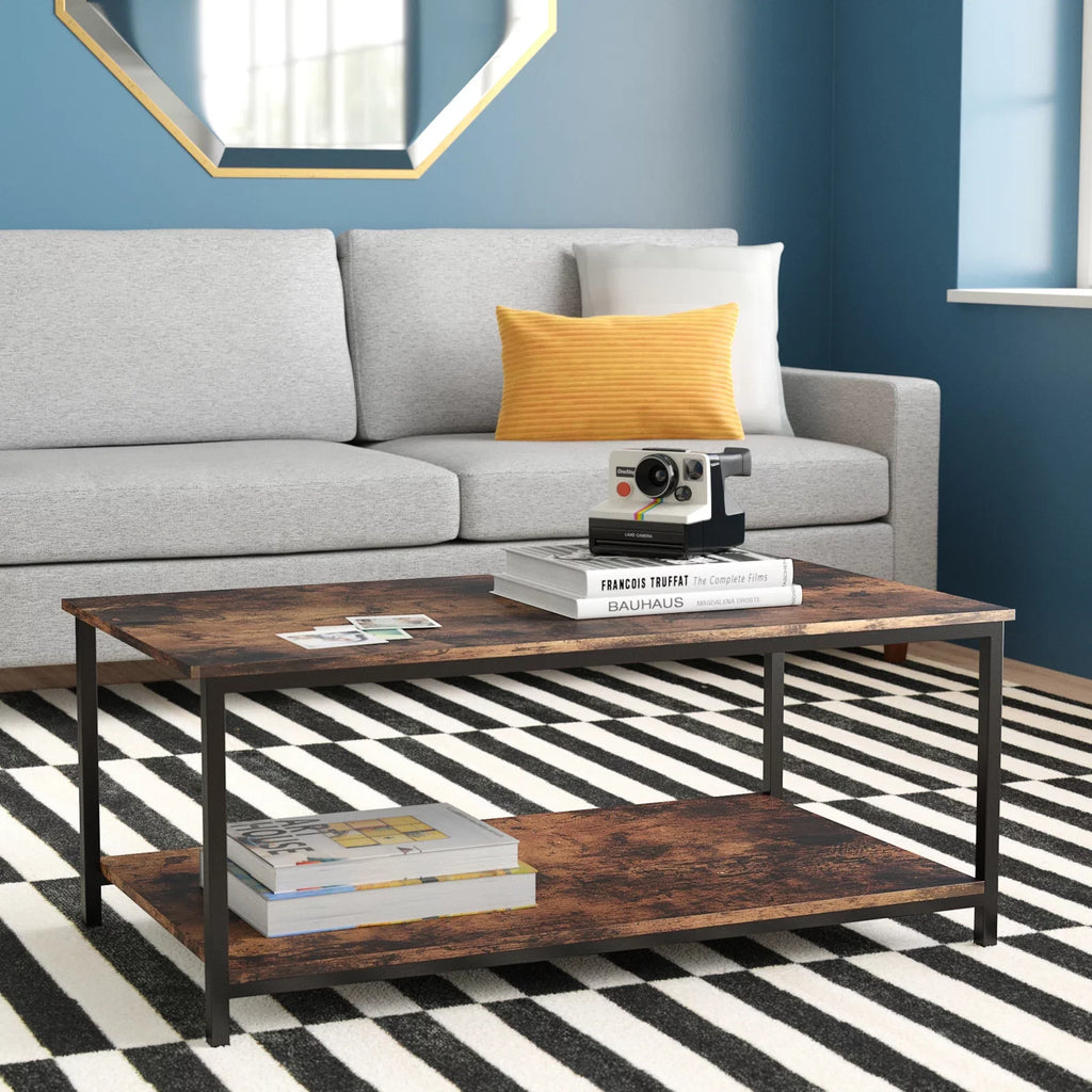 2-Tier Coffee Table with Storage Shelf C340045