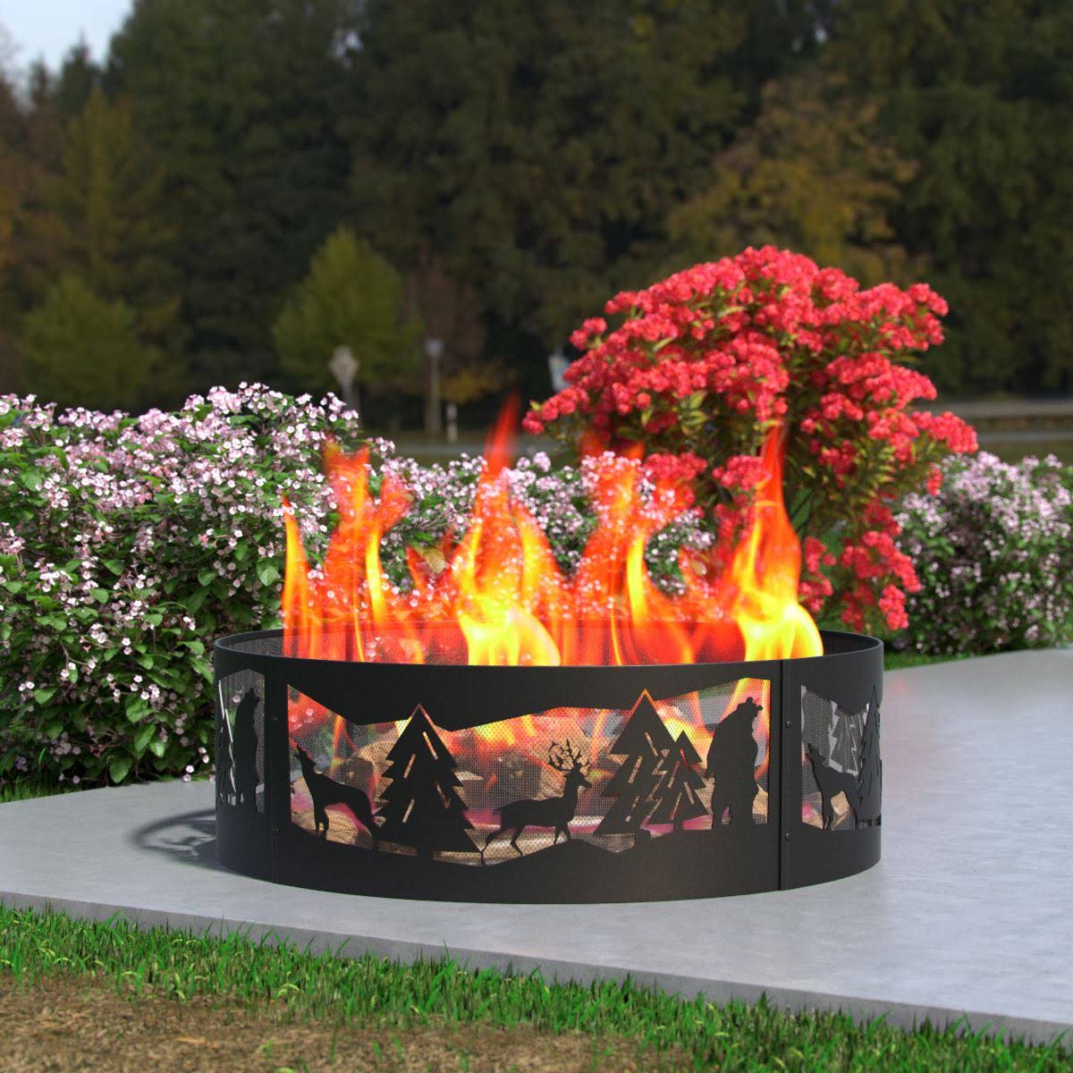 Heavy Duty Campfire Fire Pit Ring D98783