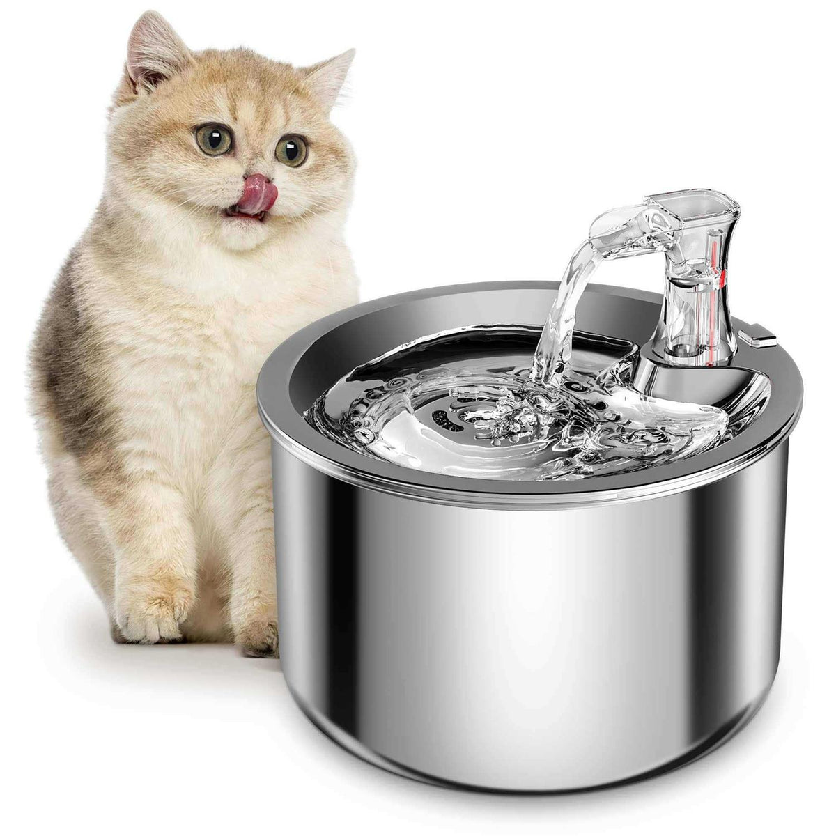 Cat Water Fountain Stainless Steel P305619