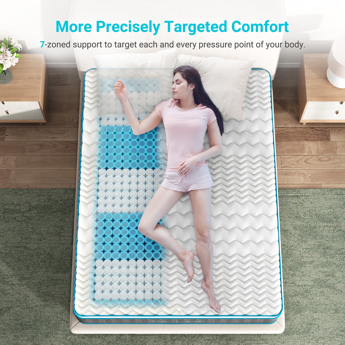 Full Size 10 inch Hybrid Mattress Q63634