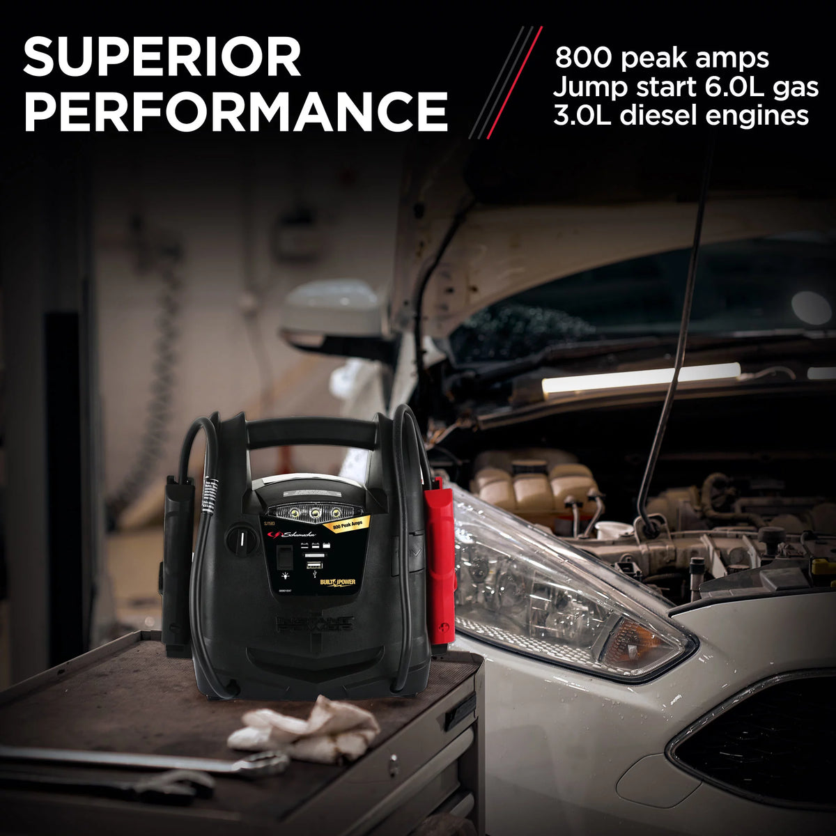 Portable Power Station with Jump Starter and Air Compressor G422144