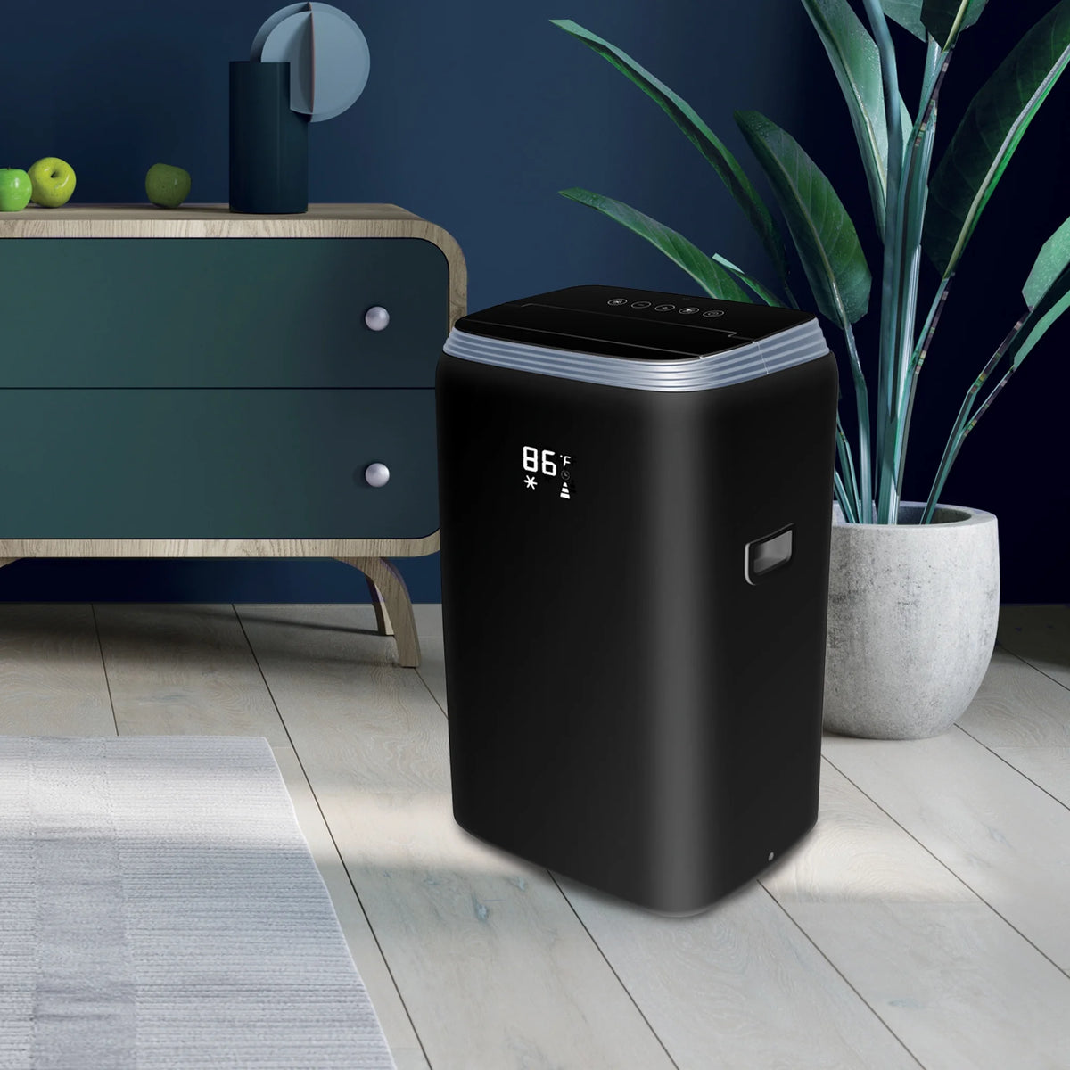 8000 BTU 3-in-1 Portable AC in Black X2542