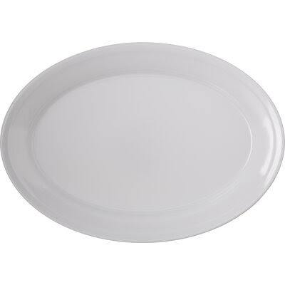 Melamine Oval Platter Set of 24 White F81047