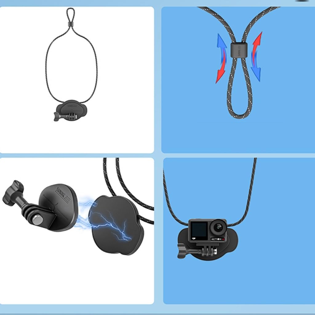 Adjustable Neck Strap Chest Mount for Sports Cameras X428