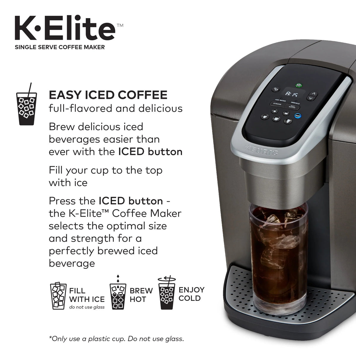 Brushed Silver Single-Serve K-Cup Pod Coffee Maker J690695