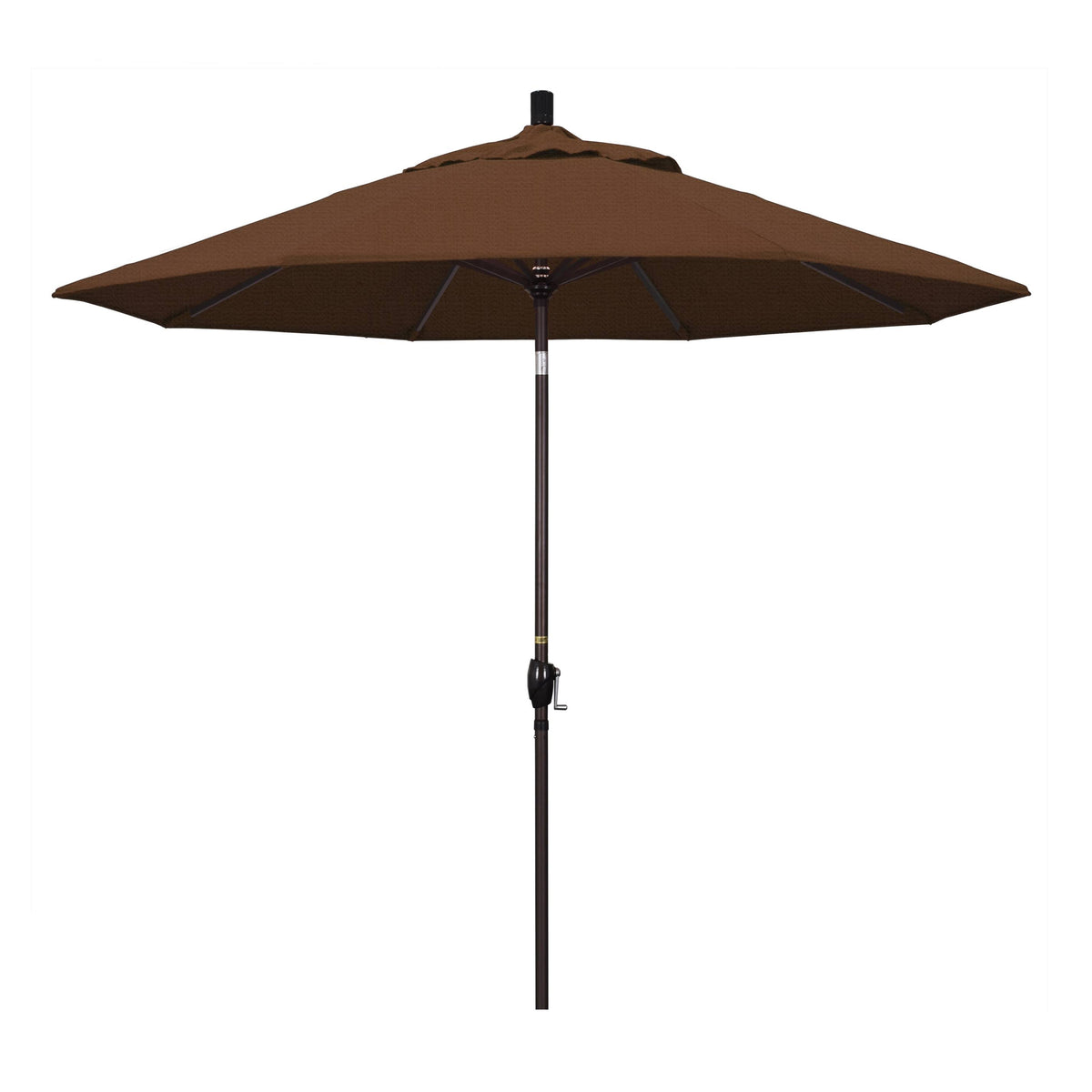 9 ft. Aluminum Market Umbrella Push Tilt U651526