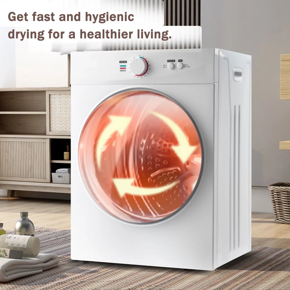Portable Stainless Steel Laundry Dryer with 5 Modes D264175