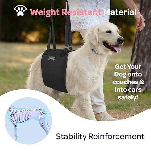 Veterinarian Approved Dog Sling Lift Adjustable Support Harness P371