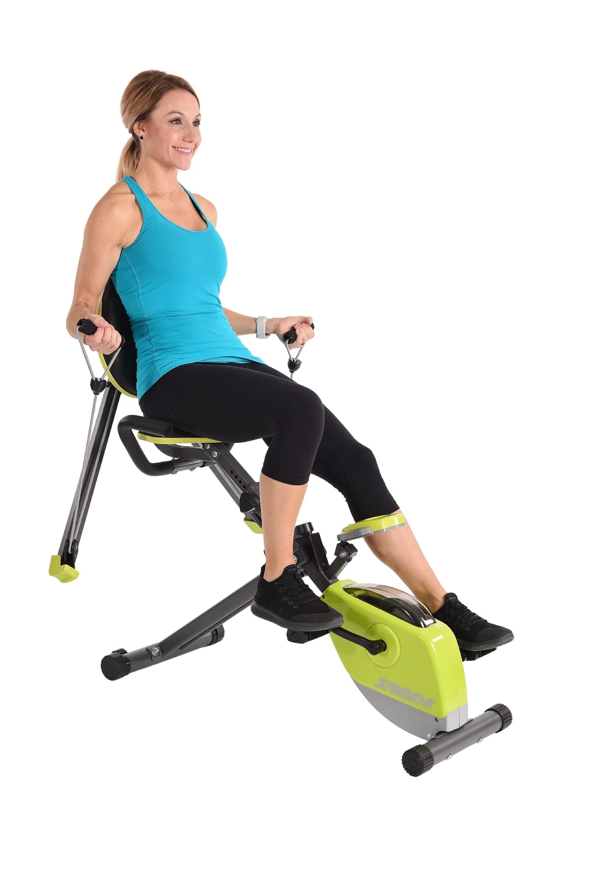 Upright Exercise Bike with Upper Body Resistance Arms J852322