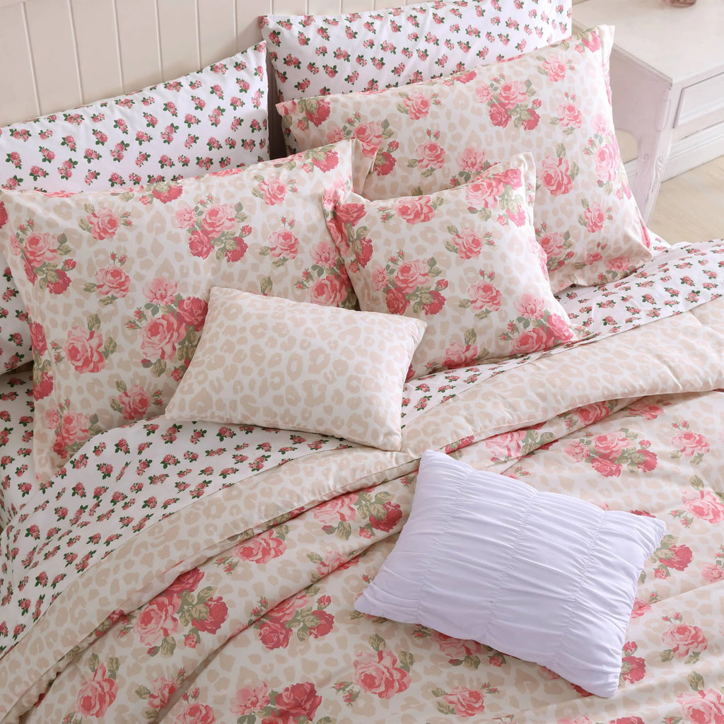 Pink Twin Comforter Set J128