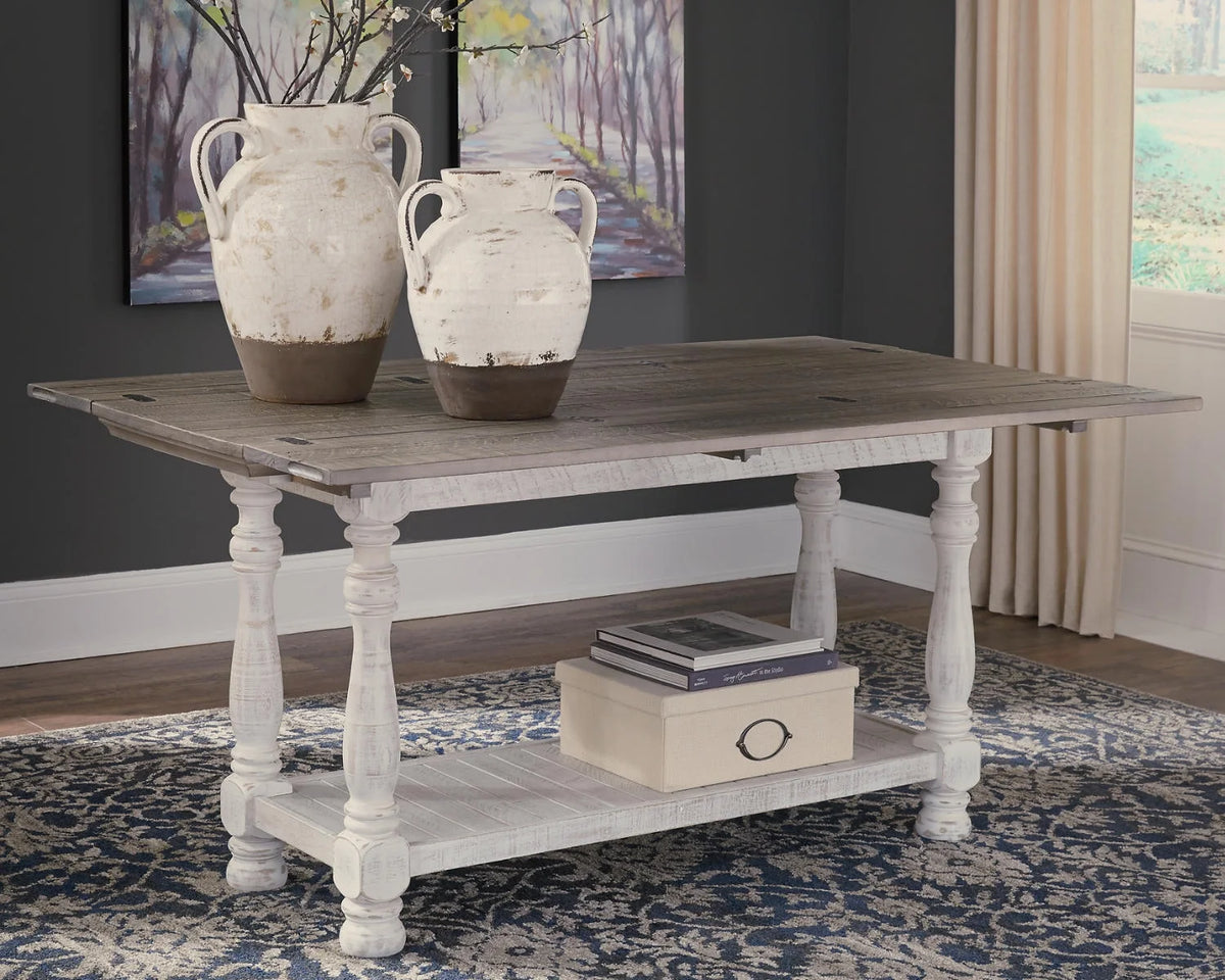 Gray/White Sofa Console Table U720