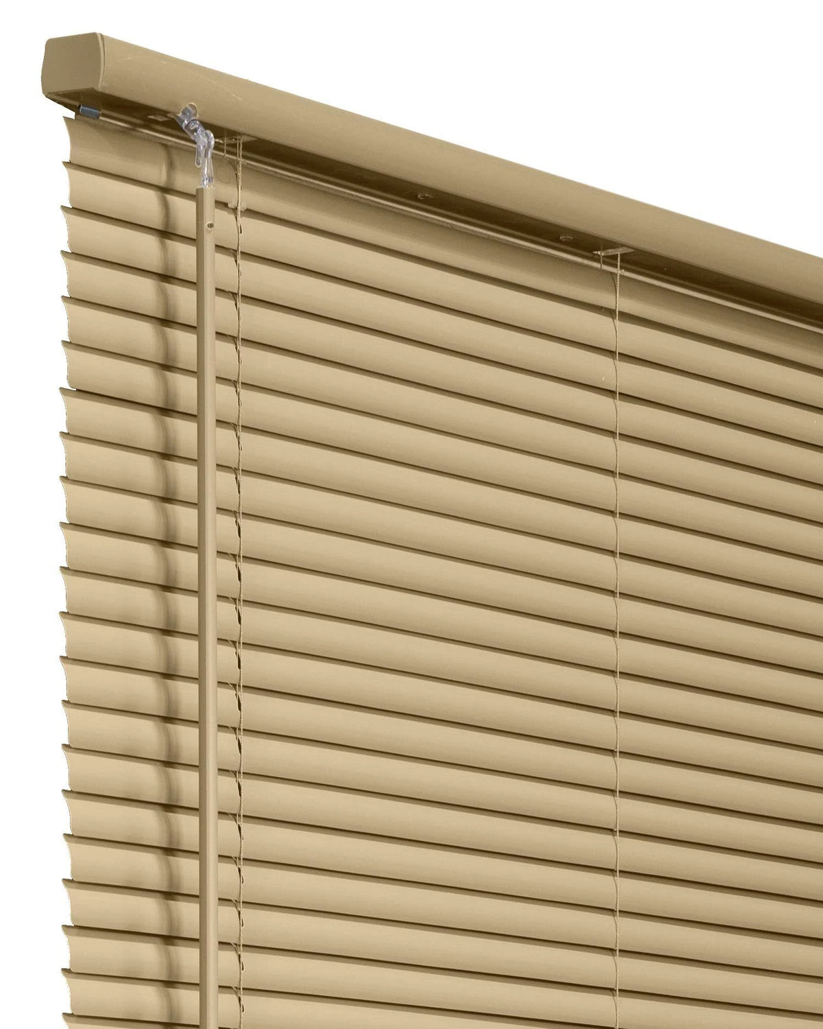 Cordless 1-Inch Vinyl Mini Blinds Cappuccino E36167