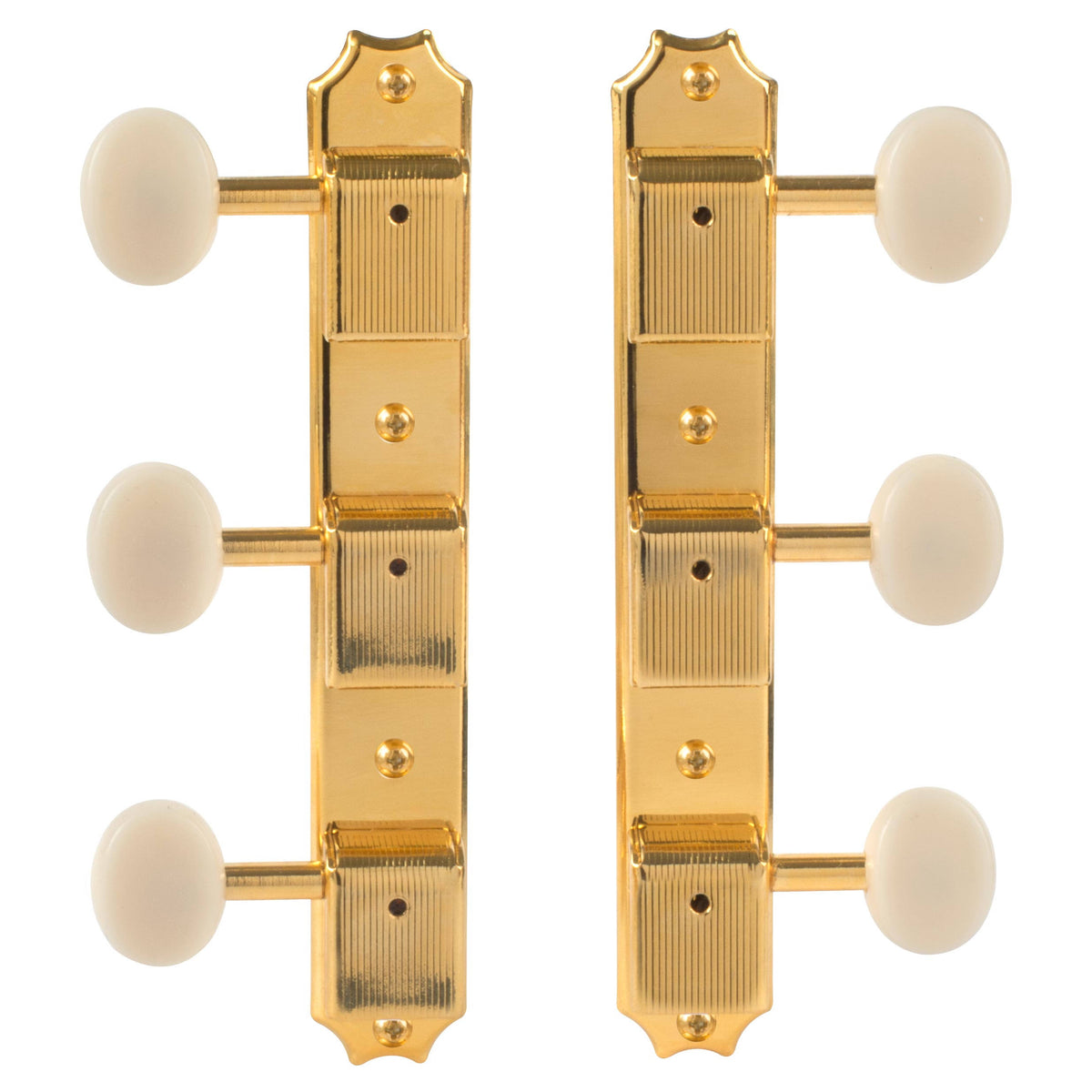 Vintage-Style 3-On-Plate Tuners C30521