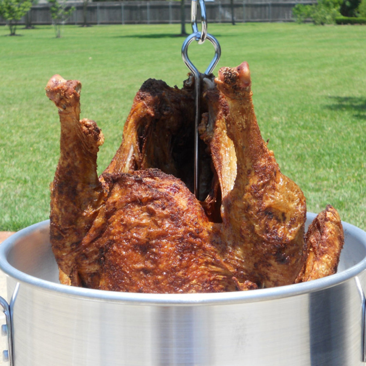 Portable Propane Outdoor Deep Frying Package with 2 Aluminum Pots I67365