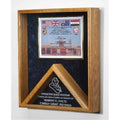 Flag and Certificate Case and Flag Frame W2329