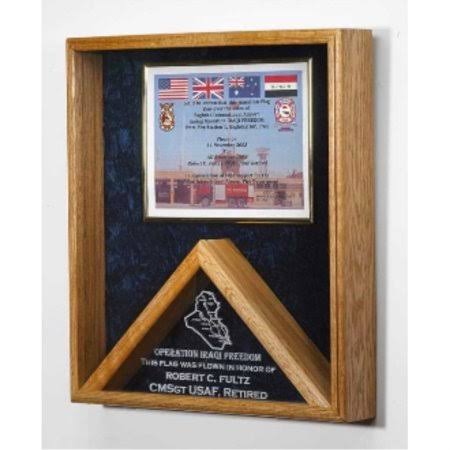 Flag and Certificate Case and Flag Frame W2329