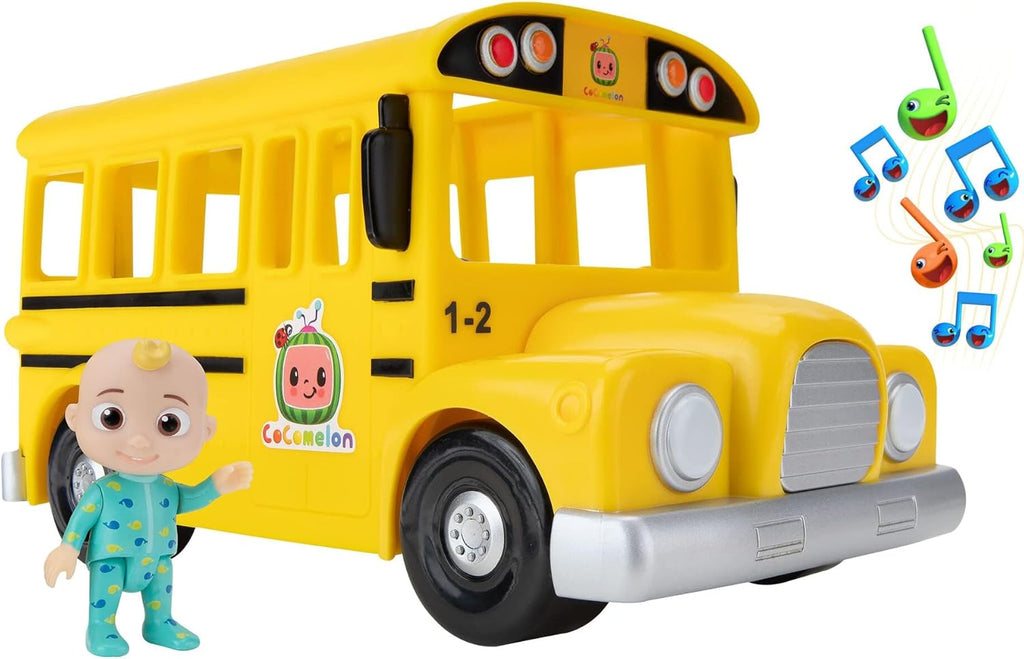 Musical Yellow School Bus with Removable JJ Figure L13603