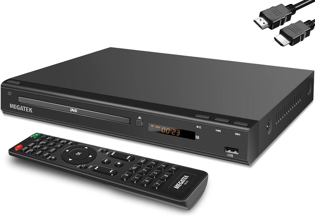 Region-Free DVD Player with HDMI, USB Port, Metal Casing, Remote N9248