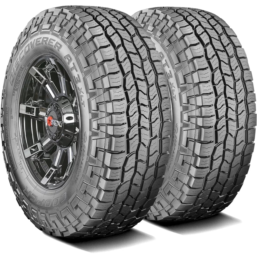 Pair of 2 Cooper Discoverer AT3 XLT LT 285/65R20 Load E 10 Ply All Terrain Tires I189