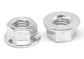 3/8-24 Fine Thread Hex Flange Nut Zinc Plated P74189