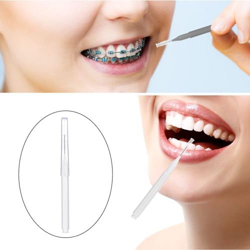 Black 50 Pieces Interdental Brush Toothpick H819994