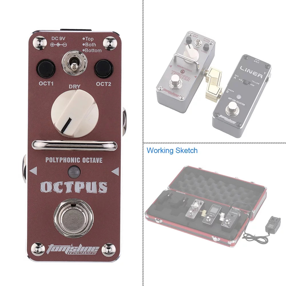 Octave Electric Guitar Effect Pedal K53258