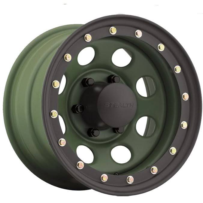 Camo Green 17x9 6x5.5 inch Wheels U34892