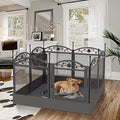Dog Whelping Box Fence with Waterproof Whelping Pad Y7432