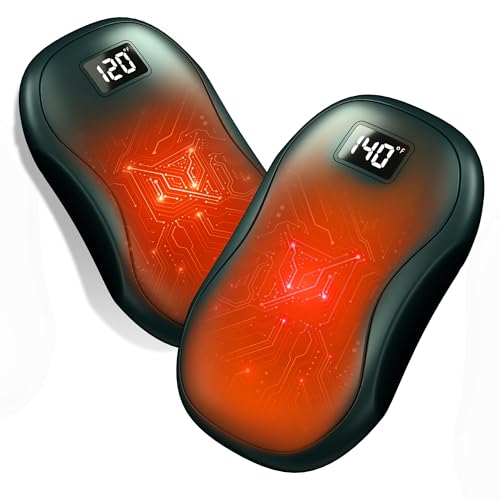 Rechargeable Hand Warmers 2 Pack, 12000mAh Electric Portable Power Bank V245