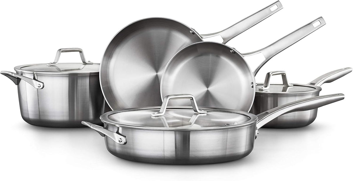 Stainless Steel 8-Piece Cookware Set S60422
