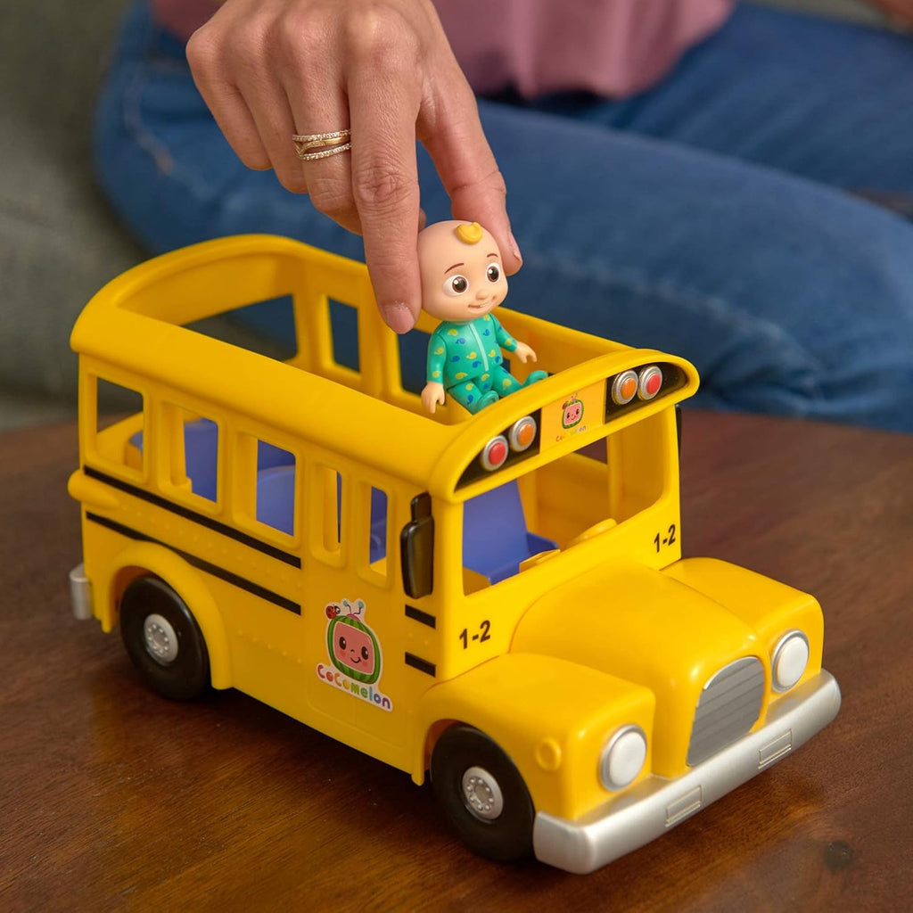 Musical Yellow School Bus with Removable JJ Figure L13603