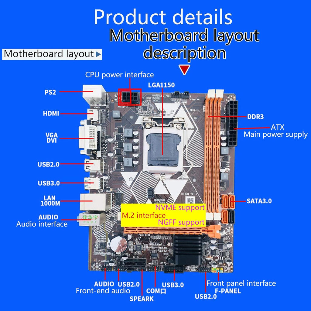 LGA 1150 MATX Motherboard E6035