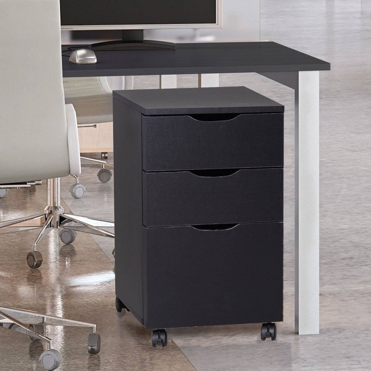 3 Drawer Rolling File Cabinet D179387