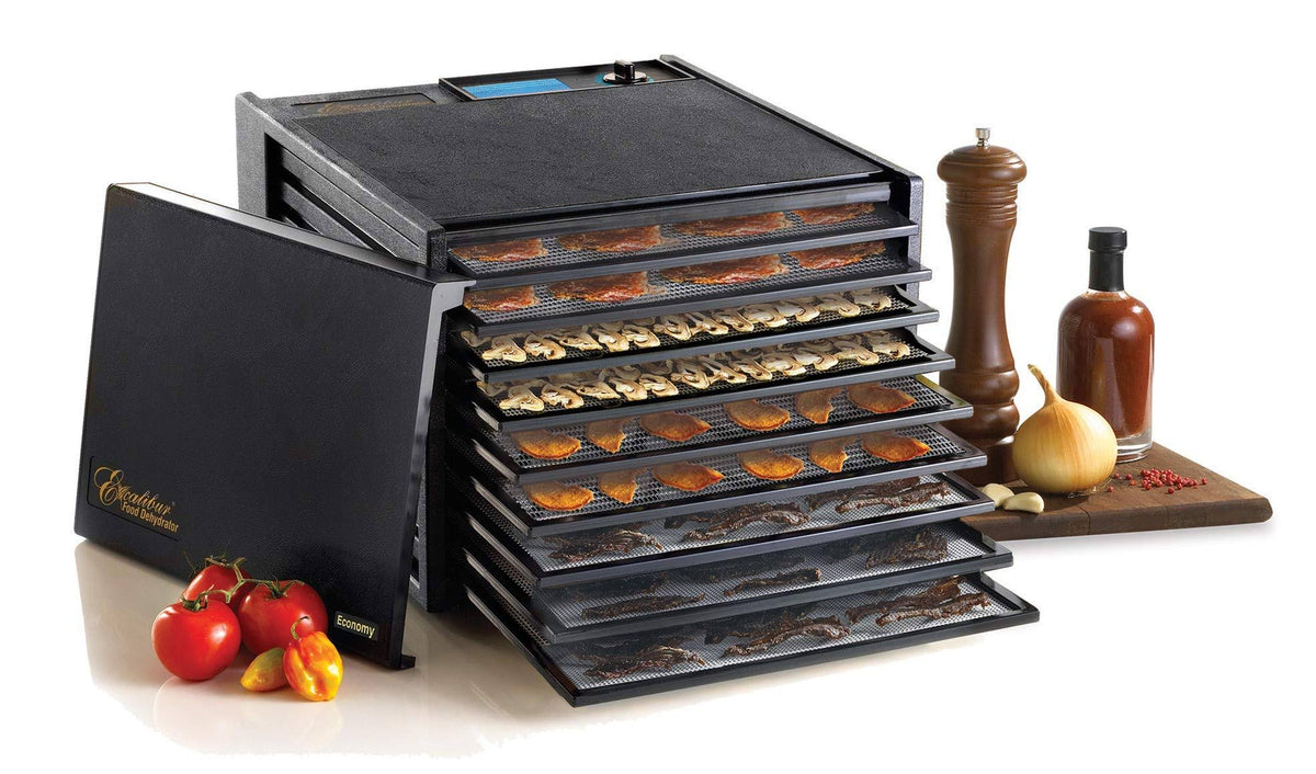 9-Tray Food Dehydrator with Adjustable Thermostat U71956