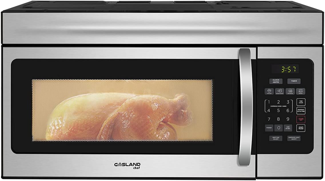 30 Inch Over-the-Range Microwave Oven, 1.6 Cu. Ft., 1000 Watts, Stainless Steel O78215