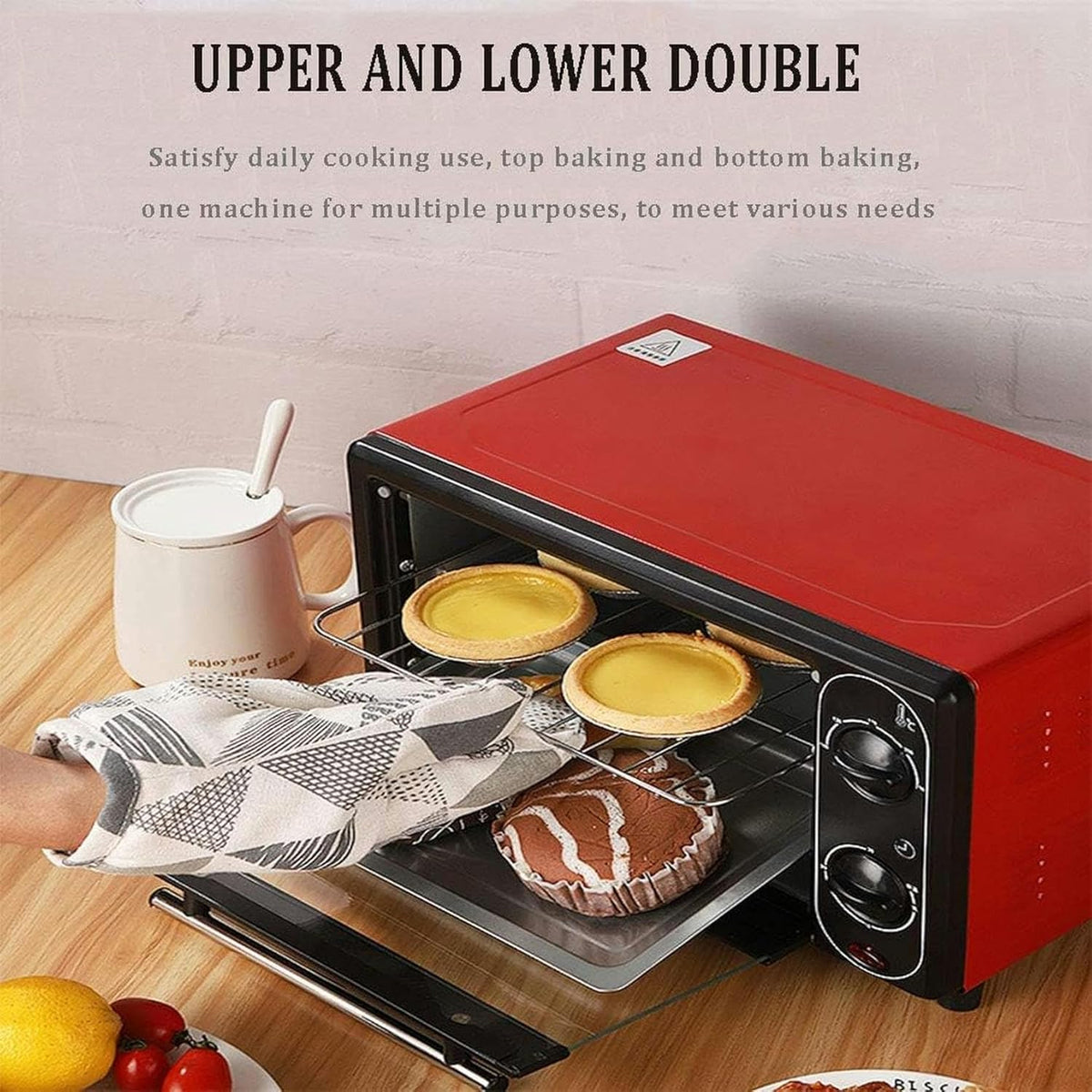Mini 12-Liter Convection Oven, Mint Green W9264